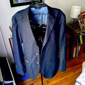 Massimo Dutti Navy Sport Coat! Size 44